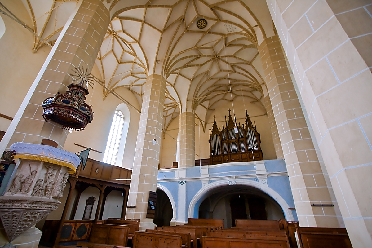 Birthälm, eine der wichtigsten Kirchenburgen in Siebenbürgen