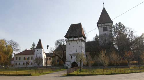 Der Töpfer Turm in der Harbacher Hauptstadt: Agnetheln