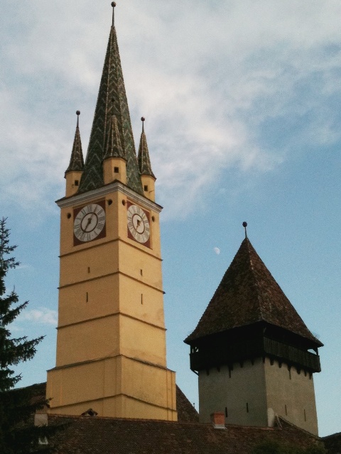 Der Marien Turm in der Burg des Lichts, der Ort wo Vlad Tepes eingesperrt wurde