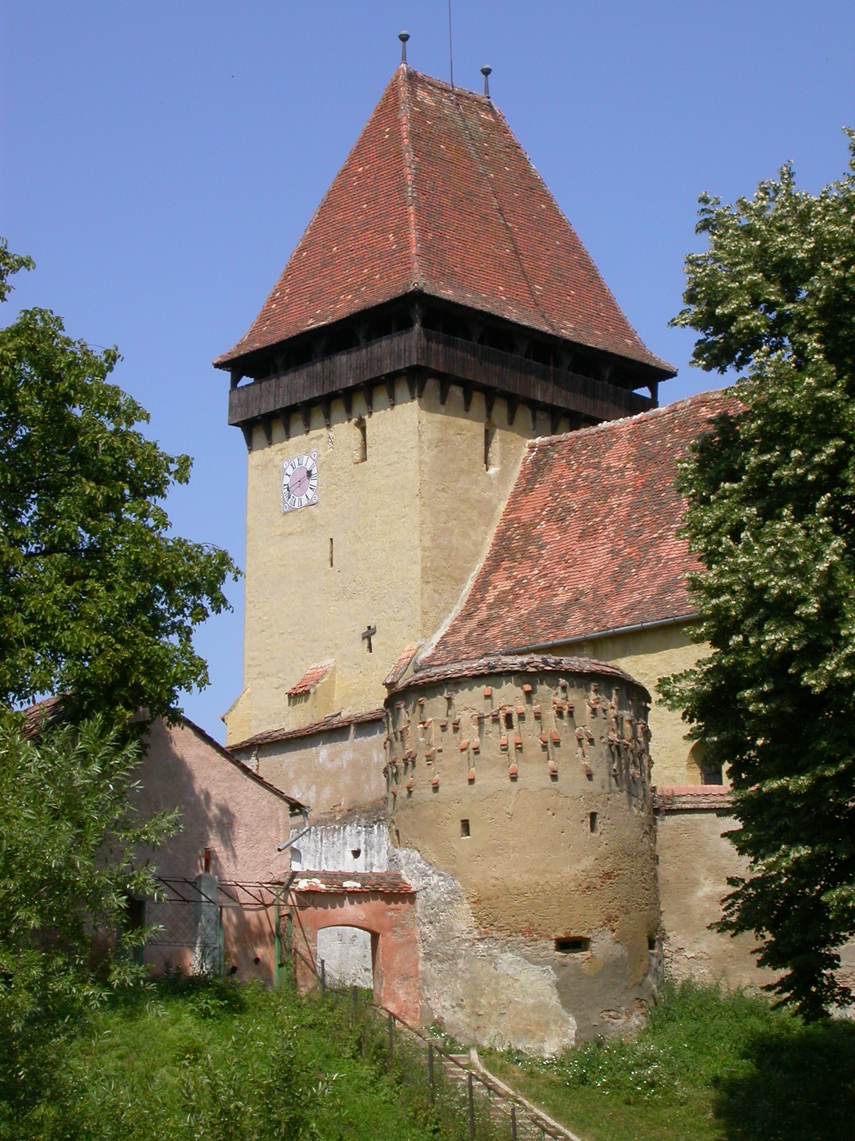 Die Wehrkirche in Eibesdorf