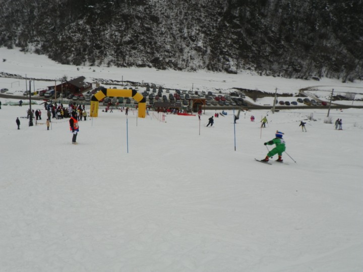 Auendorf ein Paradies für Ski-Enthusiasten: Die Piste Pass der Wölfe.
