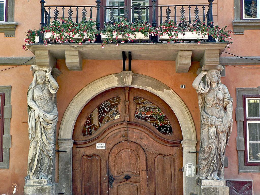 Karyatiden Haus, das barocke Wahrzeichen von Hermannstadt